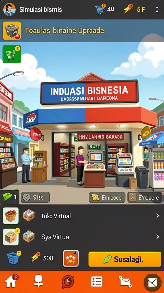 5rt - Tampilan awal permainan yang memukau dan menggugah semangat.