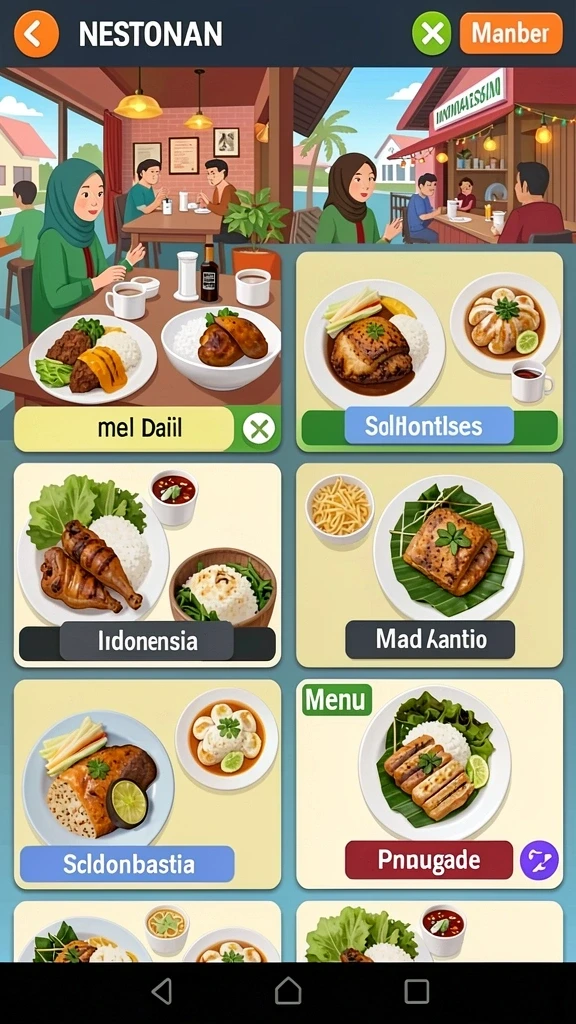 neko4d - Tampilan grafis yang menarik dan penuh warna.